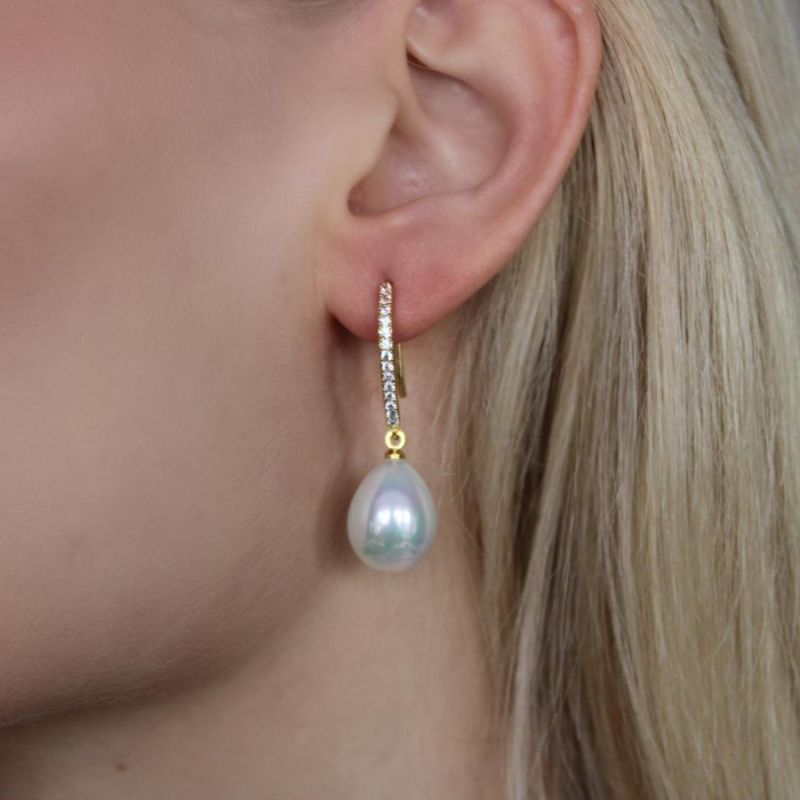 Bijou Mother of Pearl Hook Earrings image