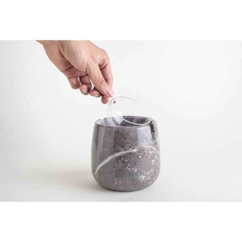 Vaina Ashtray - Grey Marble image