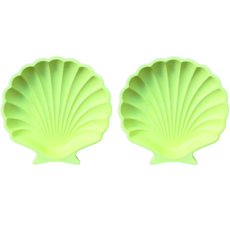 Shell Tray Neon Yellow Set Of Two image