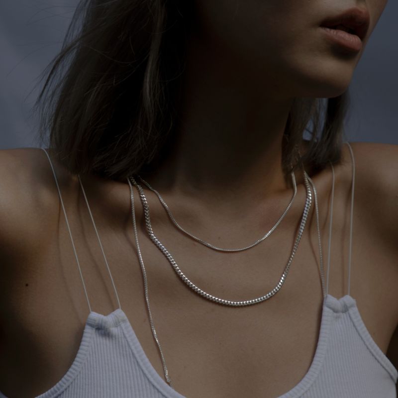 3.5Mm Miami Curb Chain Necklace Choker image