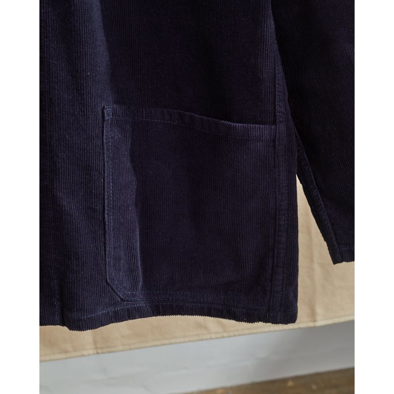 3001 Buttoned Cord Overshirt - Midnight Blue image