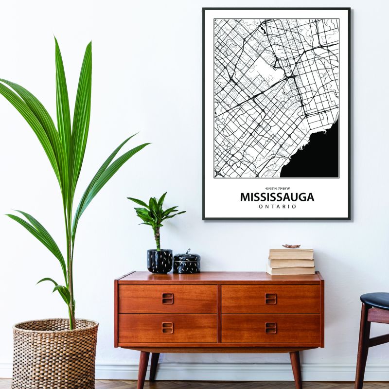Map of Mississauga Stanley Print House Wolf & Badger