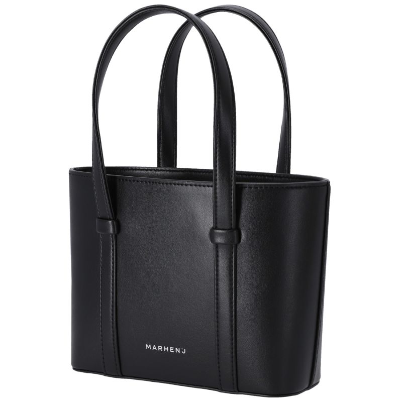 Marhen.J Apple Leather Tote Bag - Ruby - Luce Black image