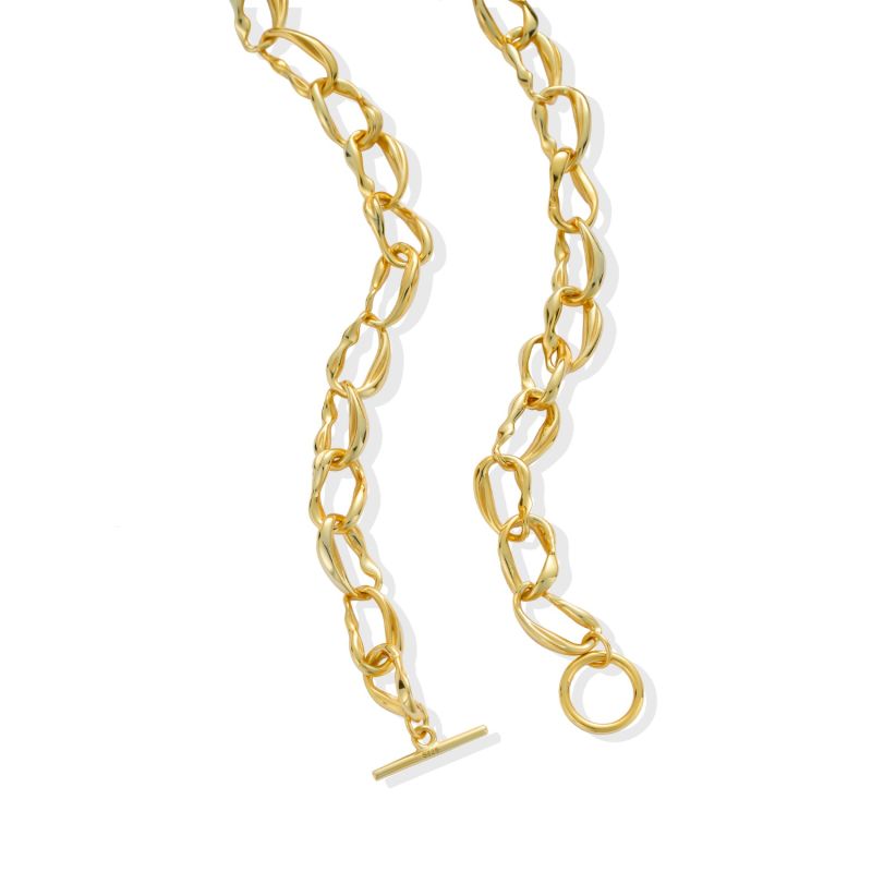 Magma Link Chain Necklace - 18K Gold Vermeil image