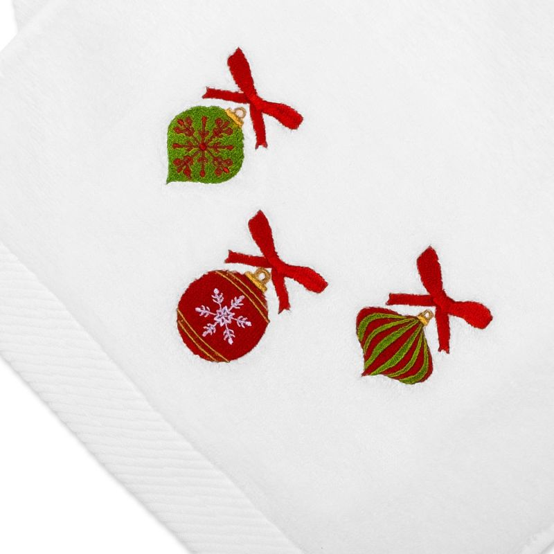 Bauble Embroidery Hand Towel image