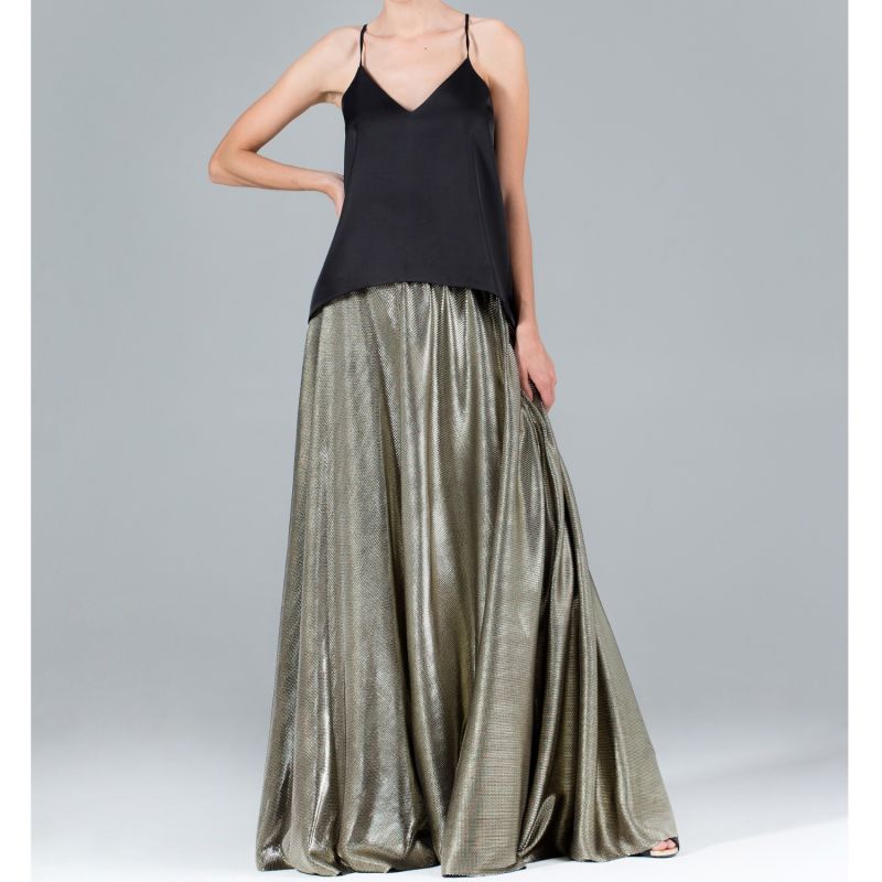 Gold Maxi Skirt image