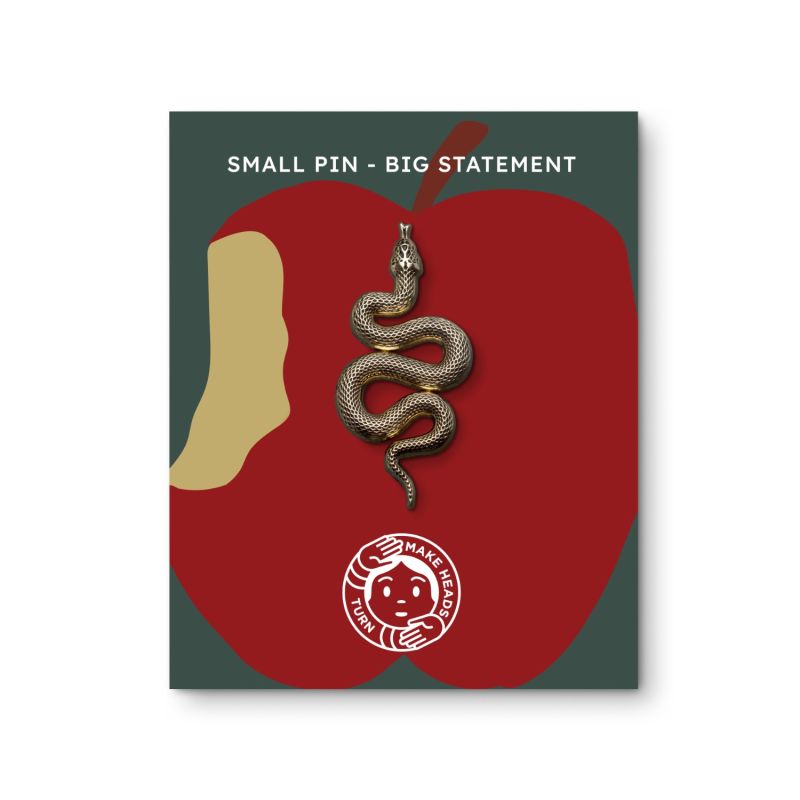 Enamel Pin Snake image