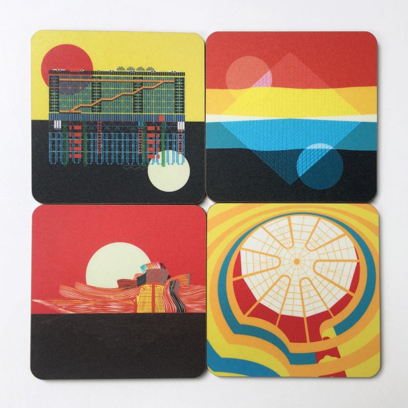 Museums of the World Coaster Set image