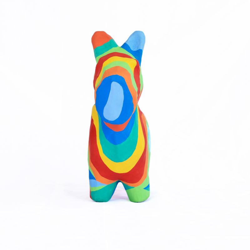 Papier Mache Rainbow Schnauzer image