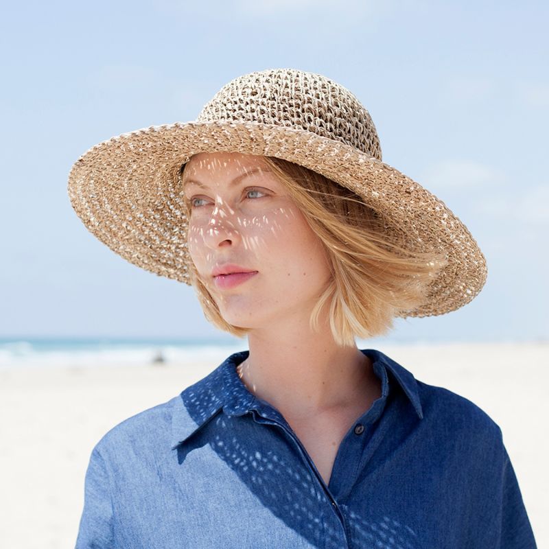 Wide Brim Straw Hat | Justine Hats | Wolf & Badger