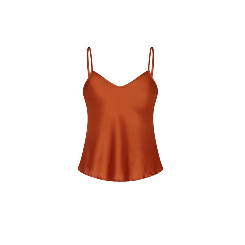 Ocre Silk Tank Top image