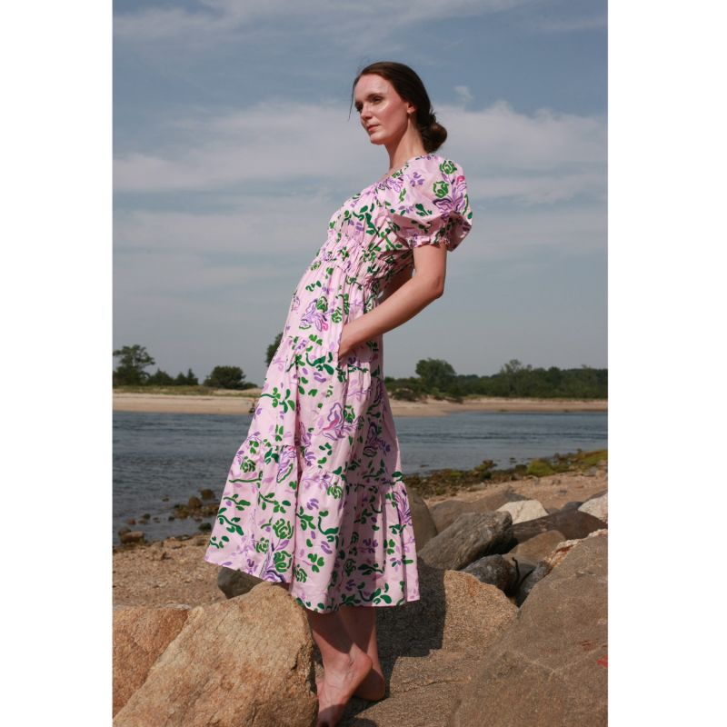 Pink Garden Midi Dress image