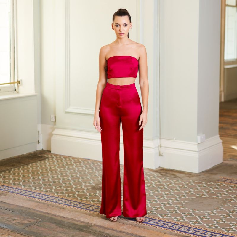 Victoria Pant In Scarlet image