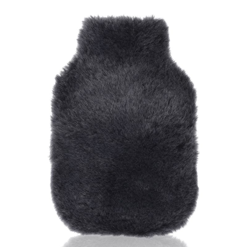 Sheepskin Hot Water Bottle Cover Graphito Grey image