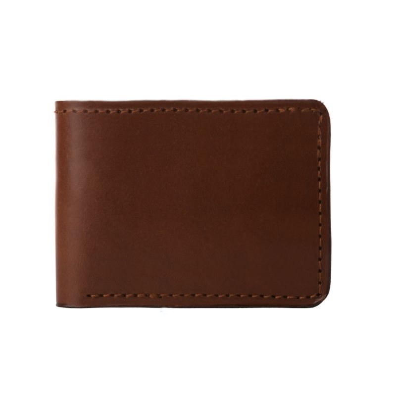 Leather Wallet In Cuoio Havana image