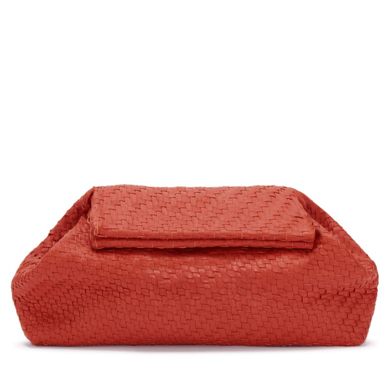 Lilis Medium Frame Clutch Bag Brick STELAR Wolf & Badger
