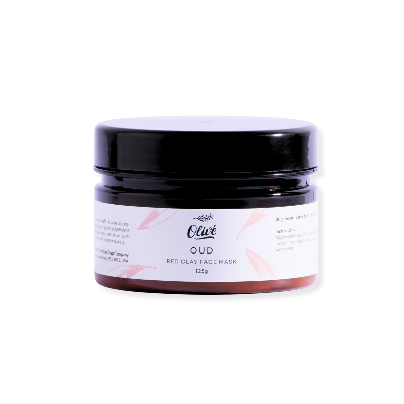 Olivé Red Clay Facial Mask - Oud image