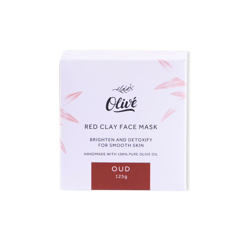 Olivé Red Clay Facial Mask - Oud image