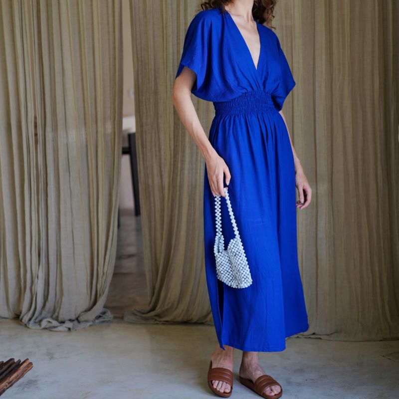 Olivia Maxi Dress In Indigo image