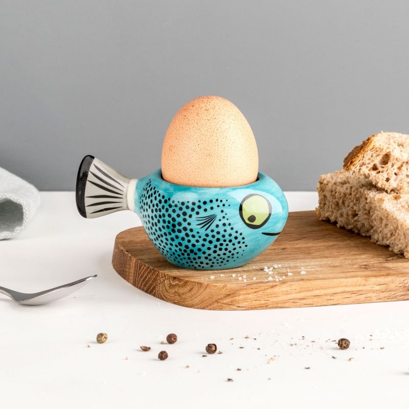 Blue Fish Egg Cup image