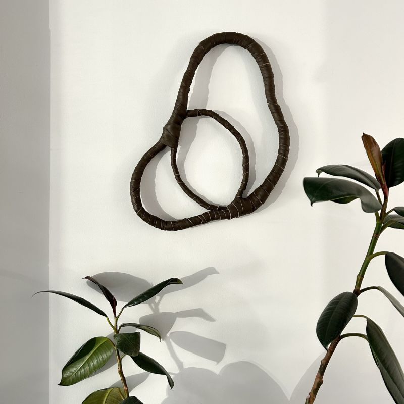 Omni Leather Wall Sculpture image