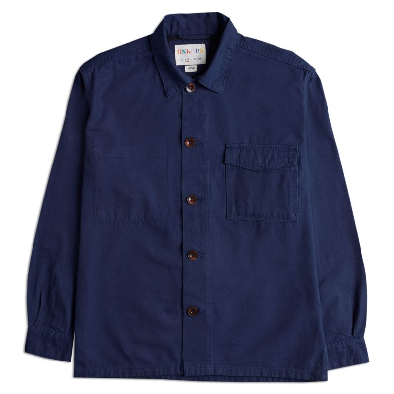 The 3003 Buttoned Workshirt - Navy Blue image