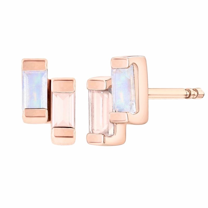 Rose Gold Stud Earrings Anais image