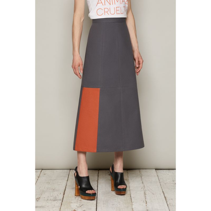 A line Huberta Skirt Slate image