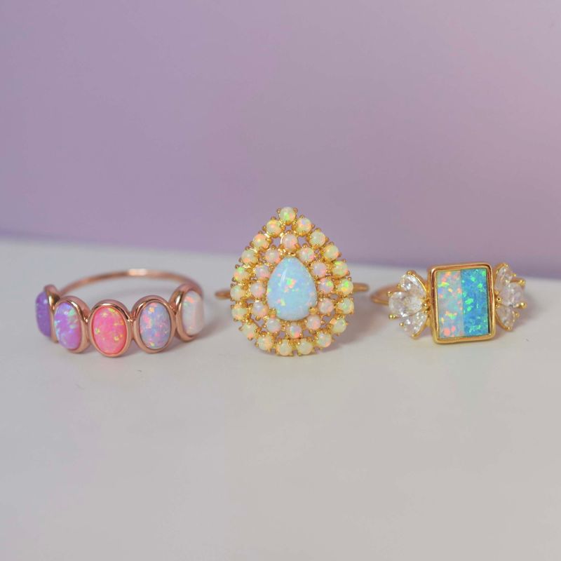 Rose Gold Opal Ombre Candy Band image