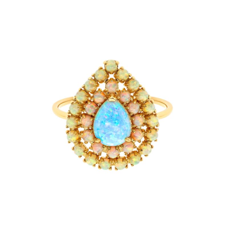 Opal Halo Ring image