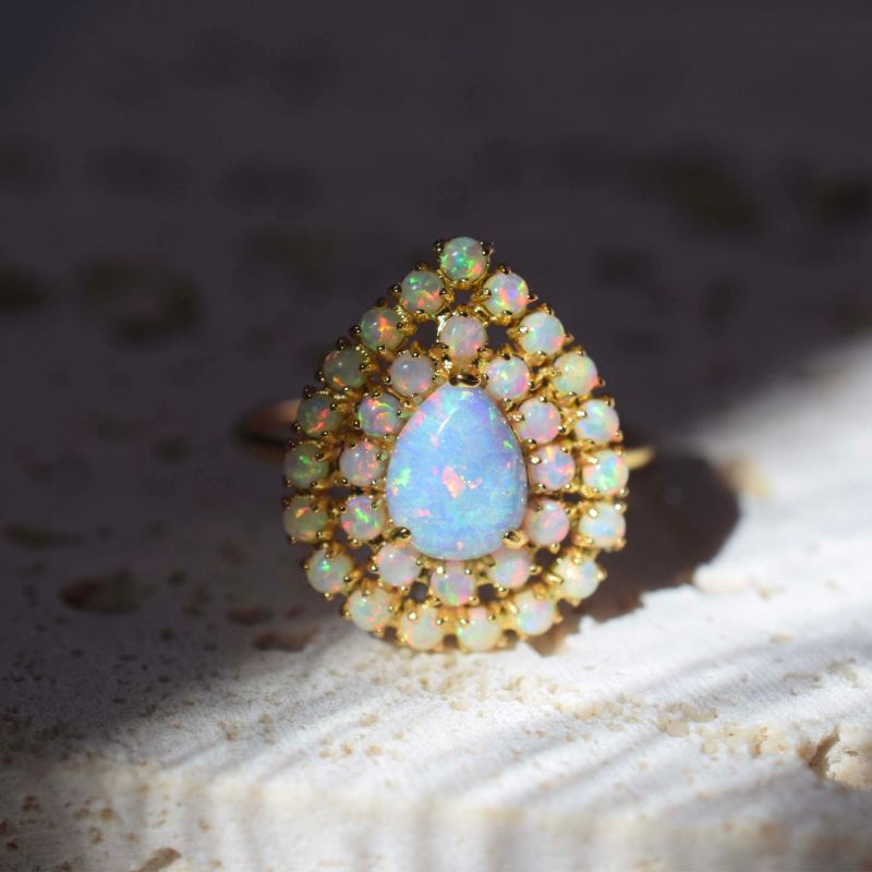 Opal Halo Ring image