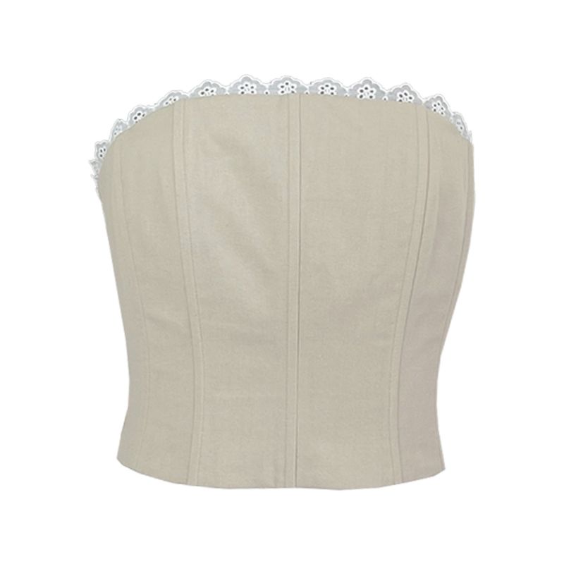 Opal Linen Corset Top image