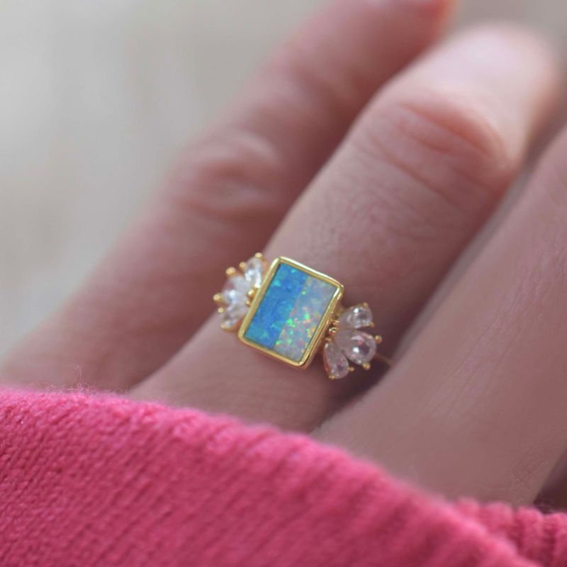 Opal Ombre Empress Ring image