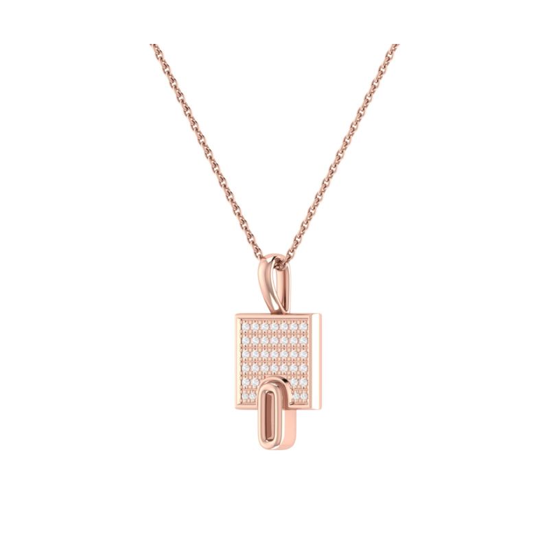 Sidewalk Pendant In 14 Kt Rose Gold Vermeil On Sterling Silver image