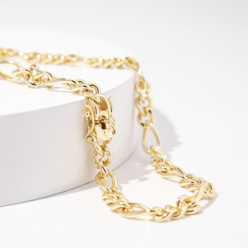 Gold Filled Chunky Figaro Choker Chain image