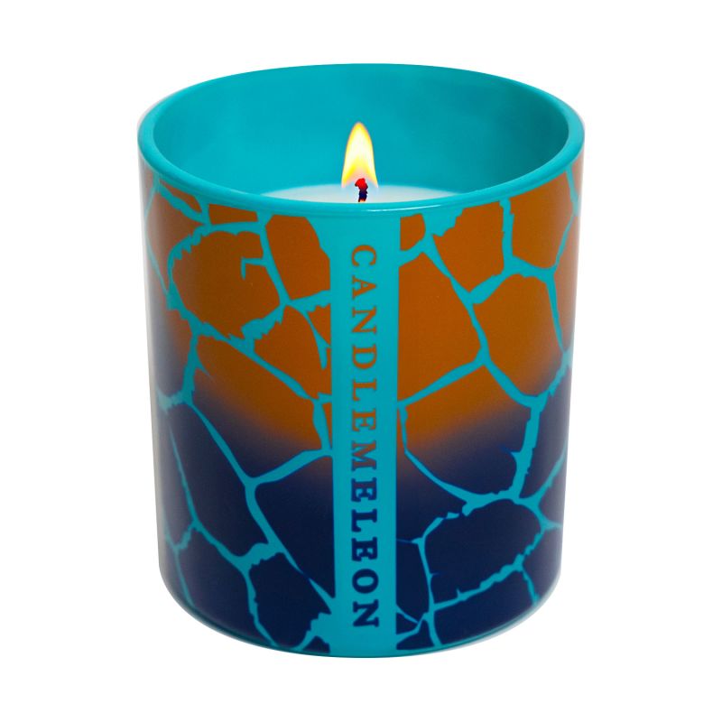 Orange Giraffe - Colour Changing Soy Wax Wood Wick Candle - Rose, Jasmine & Vanilla Orchid 200G image