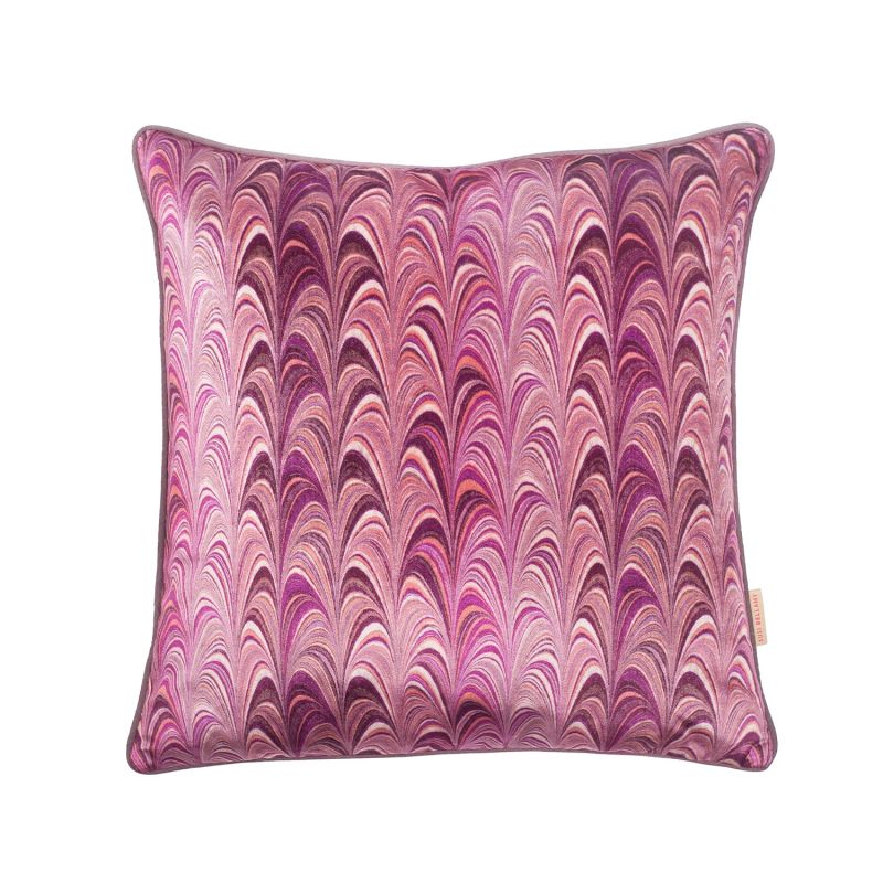 Orchid Fine Comb Velvet Cushion image