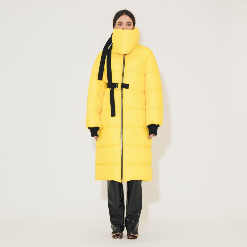 Oregon Yellow Long Down Jacket image