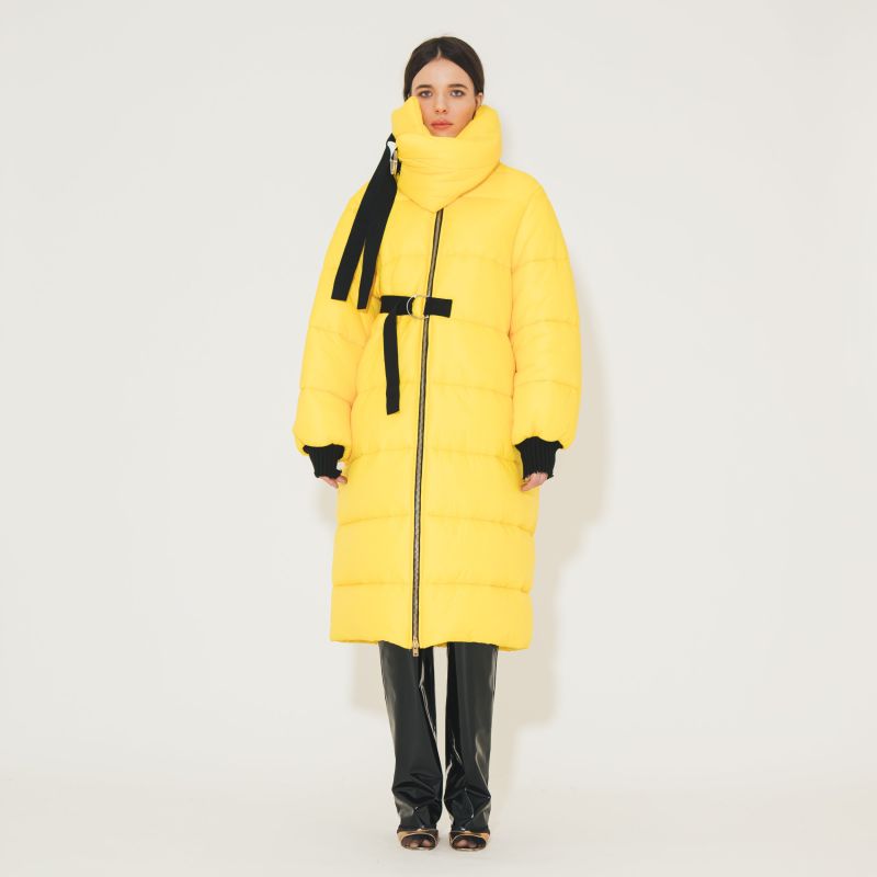 Oregon Yellow Long Down Jacket image