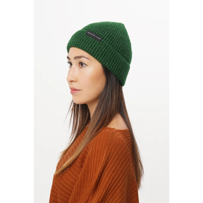 Origin Ribbed Beanie - Flecked Green image