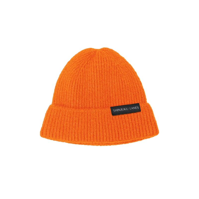 Origin Ribbed Beanie - Flecked Orange image