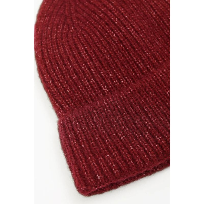 Origin Ribbed Beanie - Flecked Red image