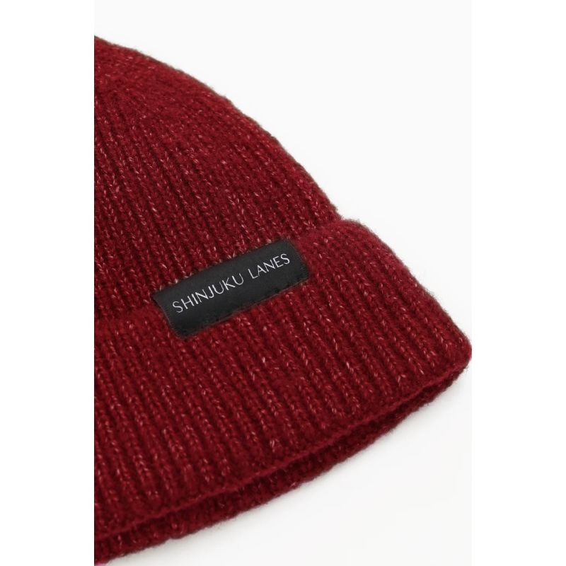 Origin Ribbed Beanie - Flecked Red image