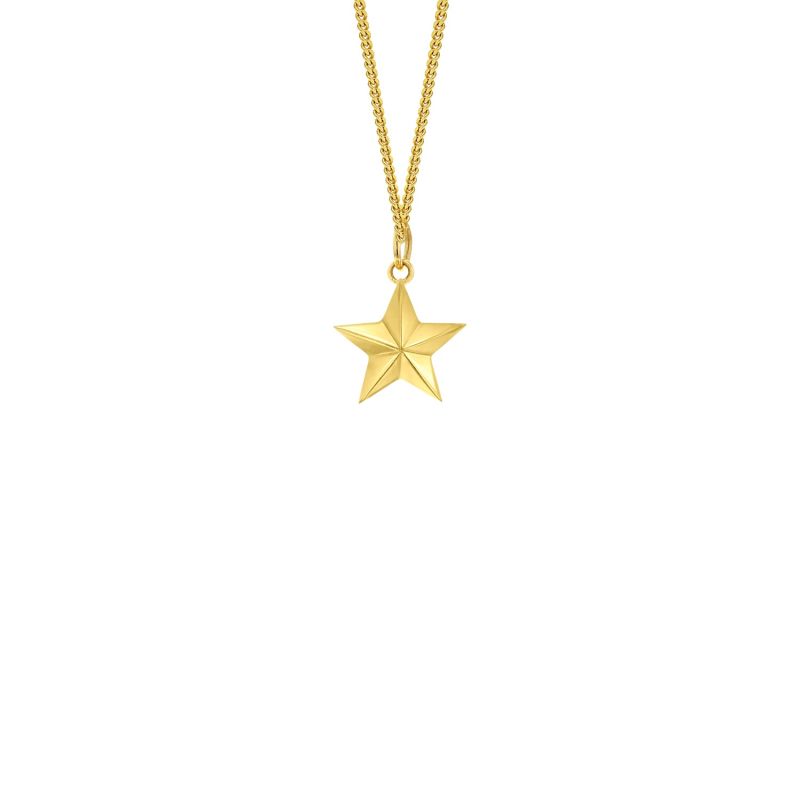 18Kt Gold-Plated Mini Star Pendant image