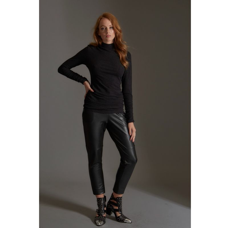 Gain Ground Charcoal Turtle Neck Top image