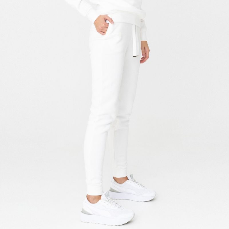 Otthie Knitted Cotton Pants - White image