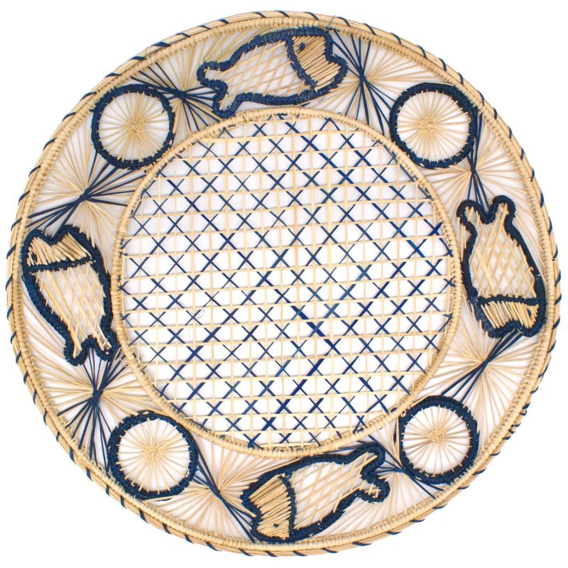 Blue Fish Usiacuri Placemats Set Of 4 image