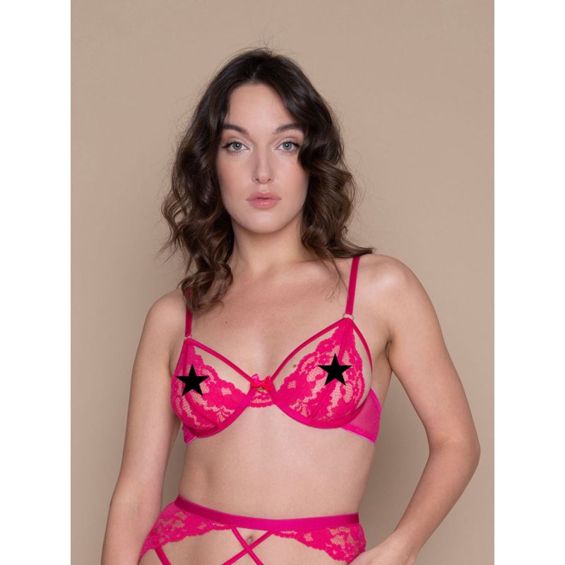 Sweet Escape Ouvert Bra BonBon Lingerie Wolf & Badger