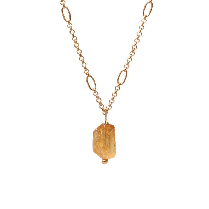 Ovala Chain With Warm Citrine image