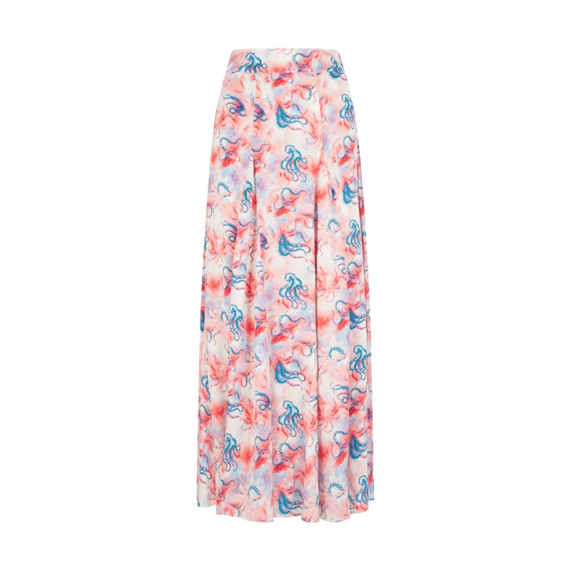 Franklin Mxi Skirt Pink Octopus image